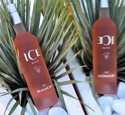 Ice RosÃ© signÃ© Mouton Cadet, bpdr, Baron Philippe de Rothschild 