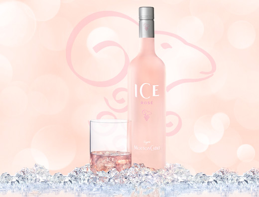 Ice Rosé Signé Mouton Cadet, bpdr, Baron Philippe de Rothschild